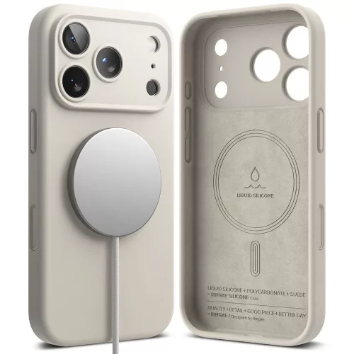 Ringke Magnetic MagSafe iPhone 17 Pro szilikon hátlap tok