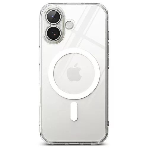 Ringke Fusion Magnetic MagSafe iPhone 17 hátlap tok - átlátszó