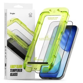   Ringke Easy Slide iPhone 17 kijelzővédő üvegfólia felhelyező applikátorral - 2db