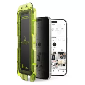   Ringke Easy Slide iPhone 17 betekintésgátló kijelzővédő üvegfólia felhelyező applikátorral - 2db