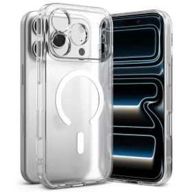   Ringke Fusion Magnetic MagSafe iPhone 17 Pro Max hátlap tok - matt átlátszó