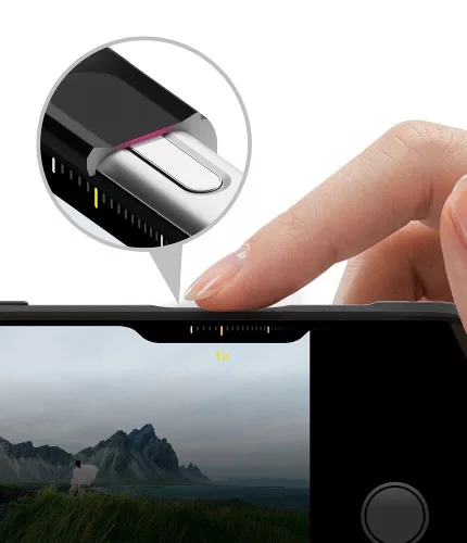 Ringke Onyx iPhone 17 Pro Max ütésálló szilikon hátlap tok - fekete