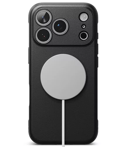 Ringke Onyx Magnetic MagSafe iPhone 17 Pro Max szilikon hátlap tok - fekete