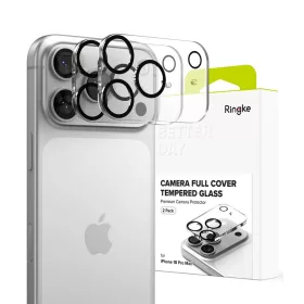   Ringke Camera iPhone  kamerasziget lencsevédő üvegfólia - 2db - fekete