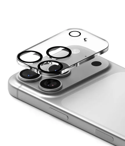 Ringke Camera iPhone  kamerasziget lencsevédő üvegfólia - 2db - fekete