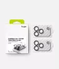 Ringke Camera iPhone  kamerasziget lencsevédő üvegfólia - 2db - fekete