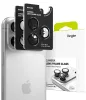 Ringke Camera iPhone  kamera lencsevédő üvegfólia - 2db - fekete