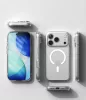 Ringke Fusion Magnetic MagSafe iPhone 17 Pro hátlap tok - matt átlátszó