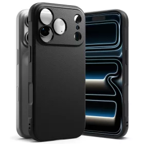   Ringke Onyx iPhone 17 Pro ütésálló szilikon hátlap tok - fekete