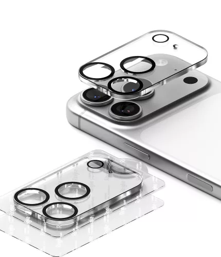 Ringke Camera iPhone  kamerasziget lencsevédő üvegfólia - 2db - átlátszó