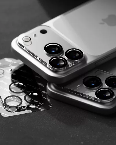 Ringke Camera iPhone  kamerasziget lencsevédő üvegfólia - 2db - átlátszó