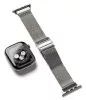 Apple Watch 8/9/10/11/12/SE/Ultra 44/45/46/49 mm ezüst Ringke Metal One Mesh milánói acél óraszíj