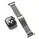 Apple Watch 8/9/10/11/12/SE/Ultra 44/45/46/49 mm ezüst Ringke Metal One Mesh milánói acél óraszíj
