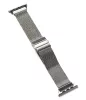 Apple Watch 8/9/10/11/12/SE/Ultra 44/45/46/49 mm ezüst Ringke Metal One Mesh milánói acél óraszíj