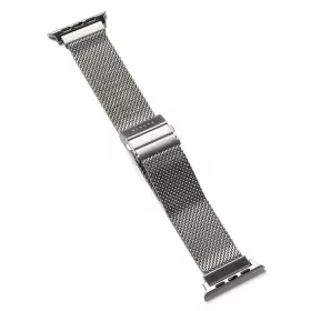   Apple Watch 8/9/10/11/12/SE/Ultra 44/45/46/49 mm ezüst Ringke Metal One Mesh milánói acél óraszíj