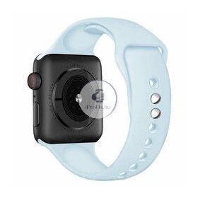 Szilikon óraszíj 38/ 40/ 41 mm, babakék