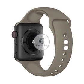 Szilikon óraszíj 38/ 40/ 41 mm, szantál