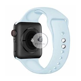 Szilikon óraszíj 42/ 44/ 45/ 49 mm, babakék