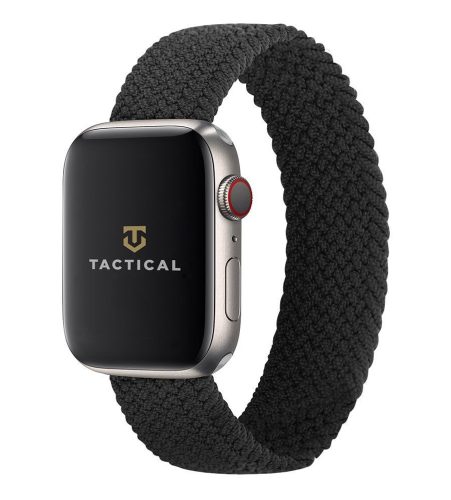 Apple Watch 38/ 40/ 41 mm Tactical 754s kötött óraszíj M-es méret - fekete