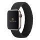 Apple Watch 38/ 40/ 41 mm Tactical 754s kötött óraszíj M-es méret - fekete