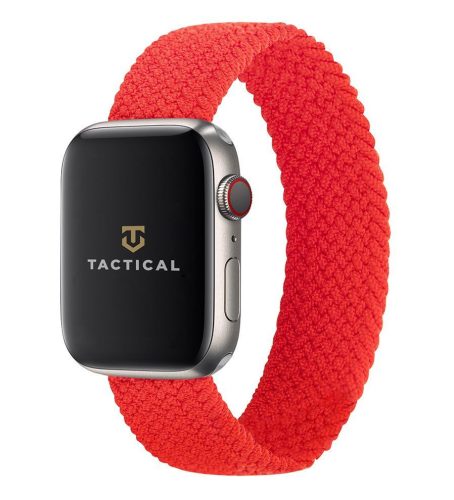 Apple Watch (38/40/41/42mm(Series 10) Tactical 758s kötött óraszíj M-es méret - piros