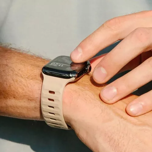 Apple Watch szíj (42/44/45/46/49mm) Tech-Protect Iconband Line- fekete