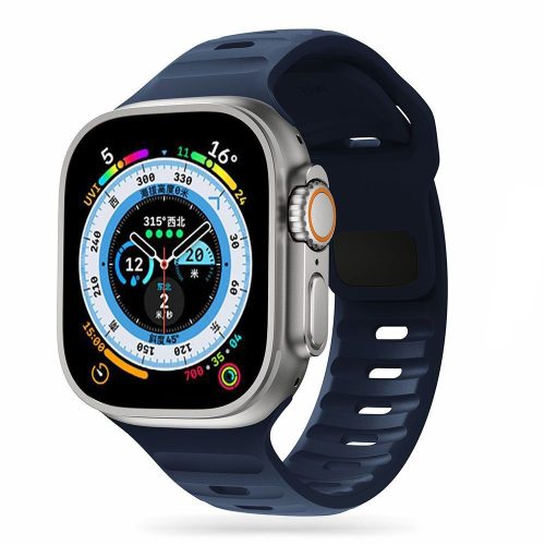 Apple Watch 4/5/6/7/8/SE/Ultra (42/44/45/49mm) Tech-Protect Iconband Line szíj- kék