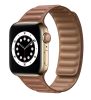Apple Watch szíj, (38/40/41/42mm(Series 10) mágneses óraszíj - barna