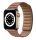 Apple Watch szíj, (38/40/41/42mm(Series 10) mágneses óraszíj - barna