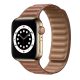 Apple Watch szíj, (38/40/41/42mm(Series 10) mágneses óraszíj - barna