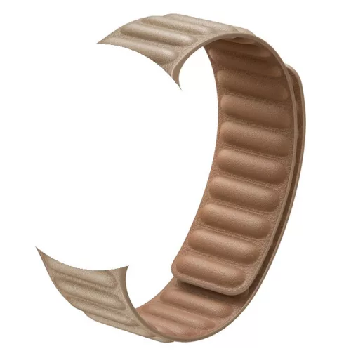 Apple Watch szíj, 38/40/41/42mm(Series 10) mágneses óraszíj - khaki