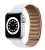 Apple Watch 42/ 44/ 45/ 49 mm fehér Loop mágneses óraszíj
