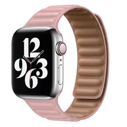 Apple Watch szíj, 42/ 44/ 45/ 49 mm mágneses óraszíj - rózsaszín