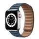 Apple Watch szíj, 42/ 44/ 45/ 46 /49 mm mágneses óraszíj - sötétkék