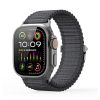 DUX DUCIS YC nylon Apple Watch szíj 42/ 44/ 45/ 46 /49 mm  - sötétszürke