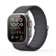 DUX DUCIS YC nylon Apple Watch szíj 42/ 44/ 45/ 46 /49 mm  - sötétszürke