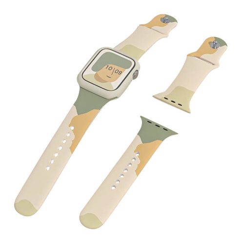 Apple Watch szíj 42/ 44/ 45/ 46 /49 mm Moro Szilikon terepmintás design 6