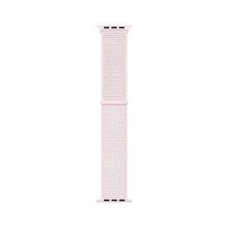 Apple Watch 42/ 44/ 45/ 49 mm nylon óraszíj gyöngy rózsaszín színű Alphajack