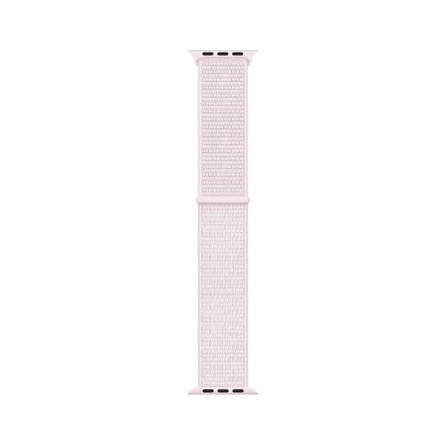 Apple Watch 42/ 44/ 45/ 49 mm nylon óraszíj gyöngy rózsaszín színű Alphajack