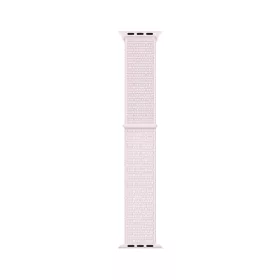 Apple Watch 42/ 44/ 45/ 49 mm nylon óraszíj gyöngy rózsaszín színű Alphajack