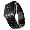Apple Watch szíj  42/ 44/ 45/ 46 /49 mm  rozsdamentes vastag acél -fekete