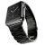 Apple Watch rozsdamentes. vastag acél szíj 42/ 44/ 45/ 49 mm fekete színű
