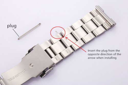 Apple Watch szíj  42/ 44/ 45/ 46 /49 mm  rozsdamentes vastag acél -fekete