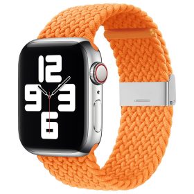   Apple Watch 38/40/41/42mm(Series 10) Fabric szövet óraszíj - naramcssárga