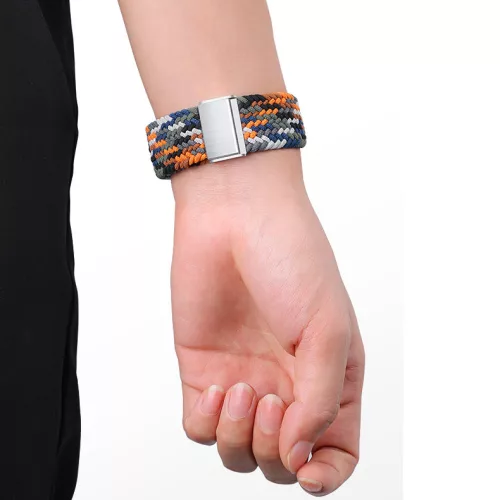 Apple Watch 38/40/41/42mm(Series 10) Fabric szövet óraszíj - zöld