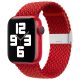 Apple Watch (38/40/41/42mm(Series 10) Fabric szövet óraszíj - piros