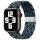 Apple Watch (38/40/41/42mm(Series 10) Fabric szövet óraszíj - kék