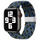 Apple Watch (38/40/41/42mm(Series 10) Fabric szövet óraszíj - kék