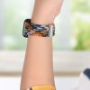 Apple Watch (38/40/41/42mm(Series 10) Fabric szövet óraszíj - kék
