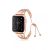 Apple Watch 3/4/5/6/7/SE (38/40/41mm) karkötő formájú V2 fém óraszíj rose gold színű Alphajack
